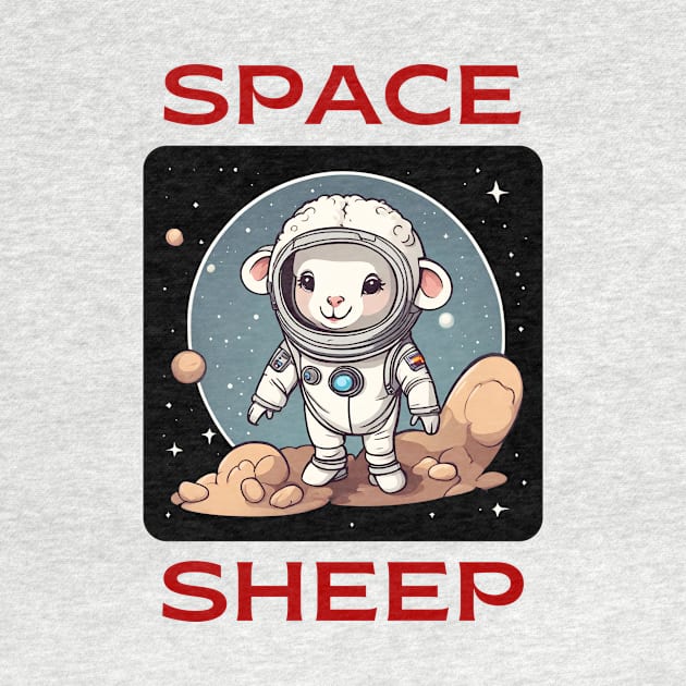 Space Sheep | Spaceship Pun by Allthingspunny